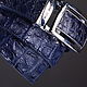 Ремень из натуральной кожи крокодила IMA3051VC. Ремни. CrocShop товары из экзотической кожи. Ярмарка Мастеров.  Фото №7