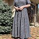   Свободное платье из премиального ситца «Ночка Луговая». Платья. Мила. Ярмарка Мастеров.  Фото №8