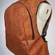 Orange Anatomic Backpack. Backpacks. Lollypie - Modiste Cat. Online shopping on My Livemaster.  Фото №2