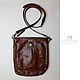 Заказать  Кожаная сумка Vintage Brown Leather. Stitch & Leather. Ярмарка Мастеров. . Сумка-планшет Фото №3