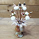 BOUQUETS: Flowers from sardonyx ' Magic world'. Bouquets. irina-taranenko. Online shopping on My Livemaster.  Фото №2