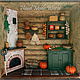 Order A roombox-panel 'Hut'. Julia. Livemaster. . Miniature figurines Фото №3