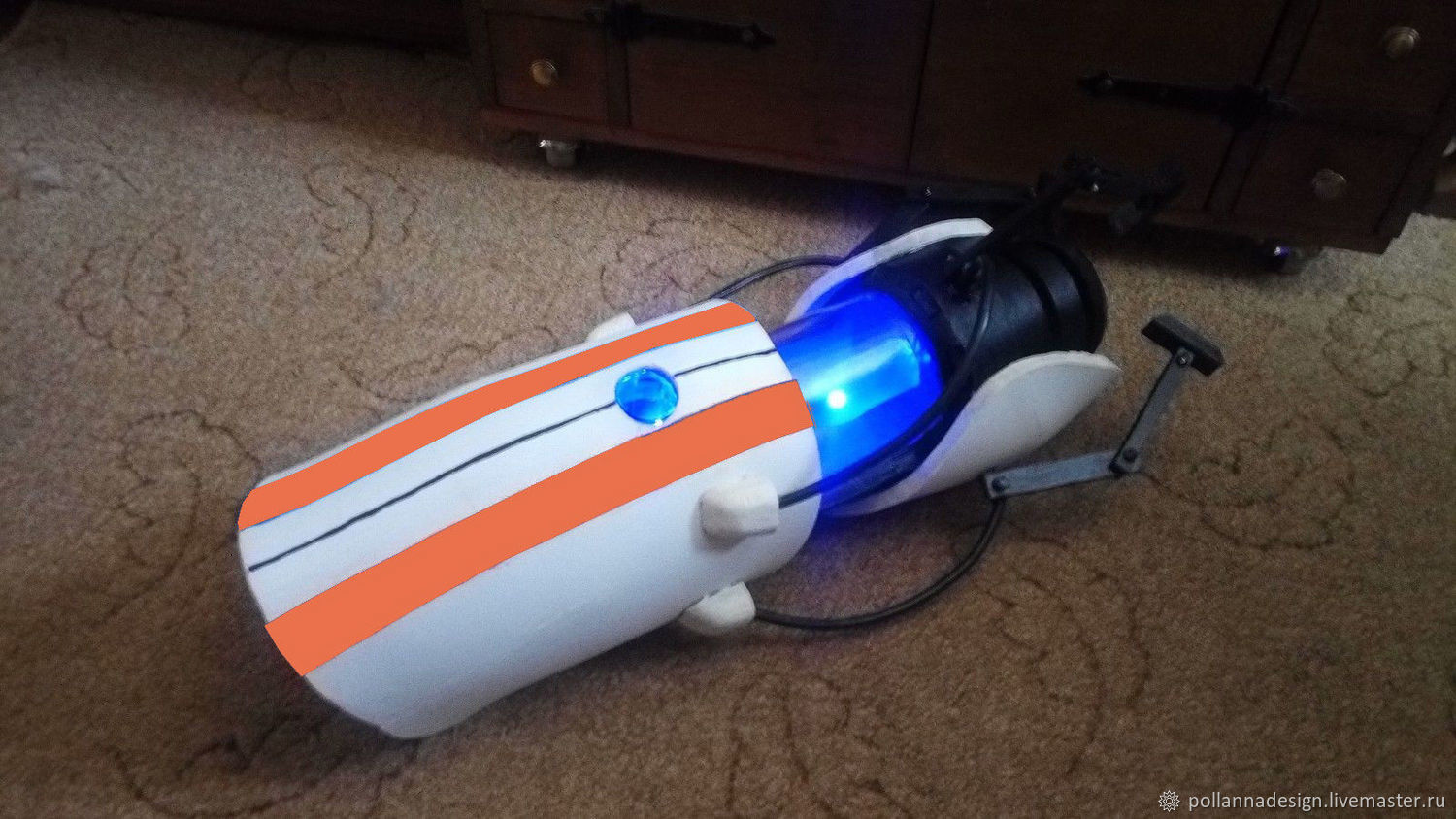 Пушка из игры Портал Portal gun оранжевые полосы, портальная пушка в  интернет-магазине Ярмарка Мастеров по цене 10500 ₽ – JL6TIRU | Сувенирное  оружие, ...