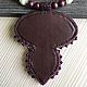 Necklace Royal Beaujolais Necklace with jasper Natural stones. Necklace. biser-Mily. My Livemaster. Фото №4