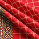 Fabric coupon cage red Ryazan motifs. Fabric. SLAVYANKA. My Livemaster. Фото №4