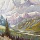 Пейзаж " Горная тишина ". Картины. 'Art Vision' -  картины Оксаны Посновой.. Ярмарка Мастеров.  Фото №5