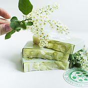 Косметика ручной работы handmade. Livemaster - original item Soap from scratch natural handmade Cherry blossom white. Handmade.