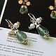 Earrings in the style of the 18th century '-You will go to the ball?', Earrings, Moscow,  Фото №1