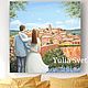 A couple in love, an oil painting from the Provence series, Pictures, Zaporozhye,  Фото №1