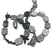 Украшения handmade. Livemaster - original item Bracelet Seraphinit/a clinochlore, accessories Anna Black. Handmade.