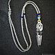 Rock crystal vajra with beads, Necklace, Essentuki,  Фото №1