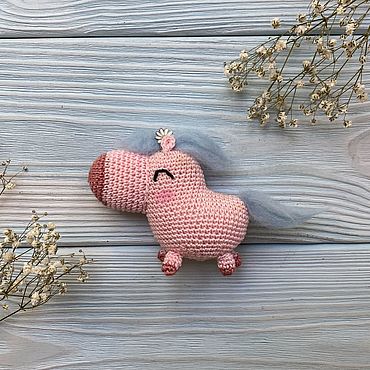 Куклы и игрушки ручной работы. Ярмарка Мастеров - ручная работа Вязаная игрушка пони. Handmade.