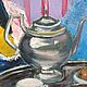 ' Tea party with Cookie Monster' oil painting. Pictures. flamemilady. My Livemaster. Фото №6
