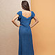 Summer sundress blue. Dresses. SHAPAR - knitting clothes. Online shopping on My Livemaster.  Фото №2