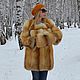 coat. Jacket fur Siberian red Fox. Fur Coats. Zimma. Online shopping on My Livemaster.  Фото №2