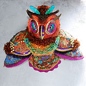 Для дома и интерьера handmade. Livemaster - original item Wall Owl `Ugo`. Handmade.