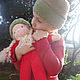 Жёлудь с косичками. Текстильная куколка, Мягкие игрушки, Хаарлем,  Фото №1
