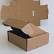 8х8х3 см. Самосборные коробки из трёхслойного микрогофрокартона. Коробки. 'Tombox70'  Мастерская коробок. Интернет-магазин Ярмарка Мастеров.  Фото №2