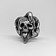 Перстень череп Джокера. Перстень. Rhyton Jewelry. Ярмарка Мастеров.  Фото №4