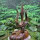 Уценка! Подсвечники алтарные: Трезубец. Соно с аметистом. Подсвечники. Shamanic-staff. Интернет-магазин Ярмарка Мастеров.  Фото №2
