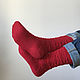 Носки мужские Rote Fahne. Носки. Pentu ручное вязание. Интернет-магазин Ярмарка Мастеров.  Фото №2