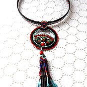 Украшения handmade. Livemaster - original item Necklace: With Tibetan beads. Macrame Necklace. Handmade.