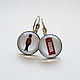 Earrings Symbols of London (earrings). Earrings. Linda (LKdesign). Online shopping on My Livemaster.  Фото №2