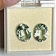 Аквамарины пара на серьги, 12.2 ct, Серьги классические, Иркутск,  Фото №1