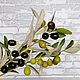 Веточки оливы (холодный фарфор), Цветы, Санкт-Петербург,  Фото №1
