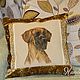 Dog portrait from a photograph. Decorative pillow - Great Dane, Pictures, Moscow,  Фото №1