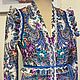 Жакет нарядный в Русском стиле. Жакеты. Дизайнерские платья Valensia Atelier. Интернет-магазин Ярмарка Мастеров.  Фото №2