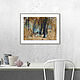 Painting Autumn landscape in mixed technique Graphics (postponed). Pictures. Pictures for the soul (RozaSavinova). My Livemaster. Фото №5