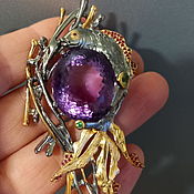 Украшения handmade. Livemaster - original item Wish Fulfillment pendant with 55-Karat amethyst!. Handmade.