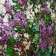 Blooming purple lilacs Original oil painting 90 x 90 cm. Pictures. ValArtGallery (valartgallery). My Livemaster. Фото №4