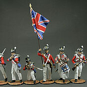 Куклы и игрушки handmade. Livemaster - original item Set of Tin soldiers 54 mm. The Napoleonic Wars. 1815. Englishmen`s. Handmade.