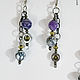 Necklace and earrings with agate, hematite and Swarovski crystals. Jewelry Sets. talking-sweater. My Livemaster. Фото №5