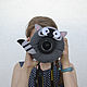 Игрушка на объектив Енот, подарок фотографу, насадка на объектив, Наборы для фотосессий, Новосибирск,  Фото №1