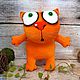 Order Plush soft toy ginger cat fat, moveable frame seal. Dingus! Funny cats and other toys. Livemaster. . Stuffed Toys Фото №3