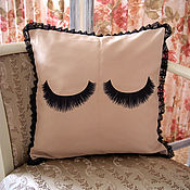 Для дома и интерьера handmade. Livemaster - original item Pillow with lace Cilia-a gift for a girl`s birthday. Handmade.