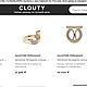Винтаж: Кольцо  Ferragamo, 17 мм. Платки винтажные. Золотая стрела (goldstrela). Ярмарка Мастеров.  Фото №5