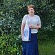  Сумка через плечо из льна и хлопка Речной круиз. Сумка-шоппер. Анна (belamedveditsa). Интернет-магазин Ярмарка Мастеров.  Фото №2