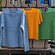 Футболка a-la Loro Piana. Футболки. Knit-Me. Ярмарка Мастеров.  Фото №6