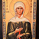 Wooden icon ' St. Xenia of St. Petersburg', Icons, Simferopol,  Фото №1