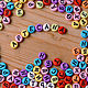 Бусины цветные «Русский алфавит» 7 мм (набор 150 шт), Бусины, Москва,  Фото №1