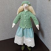 Куклы и игрушки handmade. Livemaster - original item Dolls and dolls: Blonde Play doll with a set of clothes. Handmade.