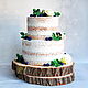 Dummy cake. Boho style. Models of dishes. florist_lyudmila. Online shopping on My Livemaster.  Фото №2