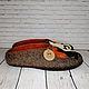 Men's Slippers Three cats. Slippers. tolkovalenki. My Livemaster. Фото №4