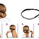 Ободок - резинка из бисера в стиле Бохо Повязка для волос Обруч. Ободки. StylishThings4U. Ярмарка Мастеров.  Фото №6
