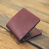Сумки и аксессуары handmade. Livemaster - original item Copy of Copy of Bifold dark brown leather wallet. Handmade.