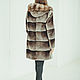 Coat made of sheared beaver and marten fur. Fur Coats. Forestfox. Family Fur Atelier. Online shopping on My Livemaster.  Фото №2